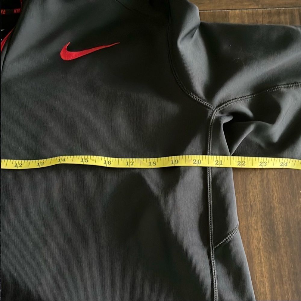 Nike Black Performance Jacket With Red Zipper And… - image 6